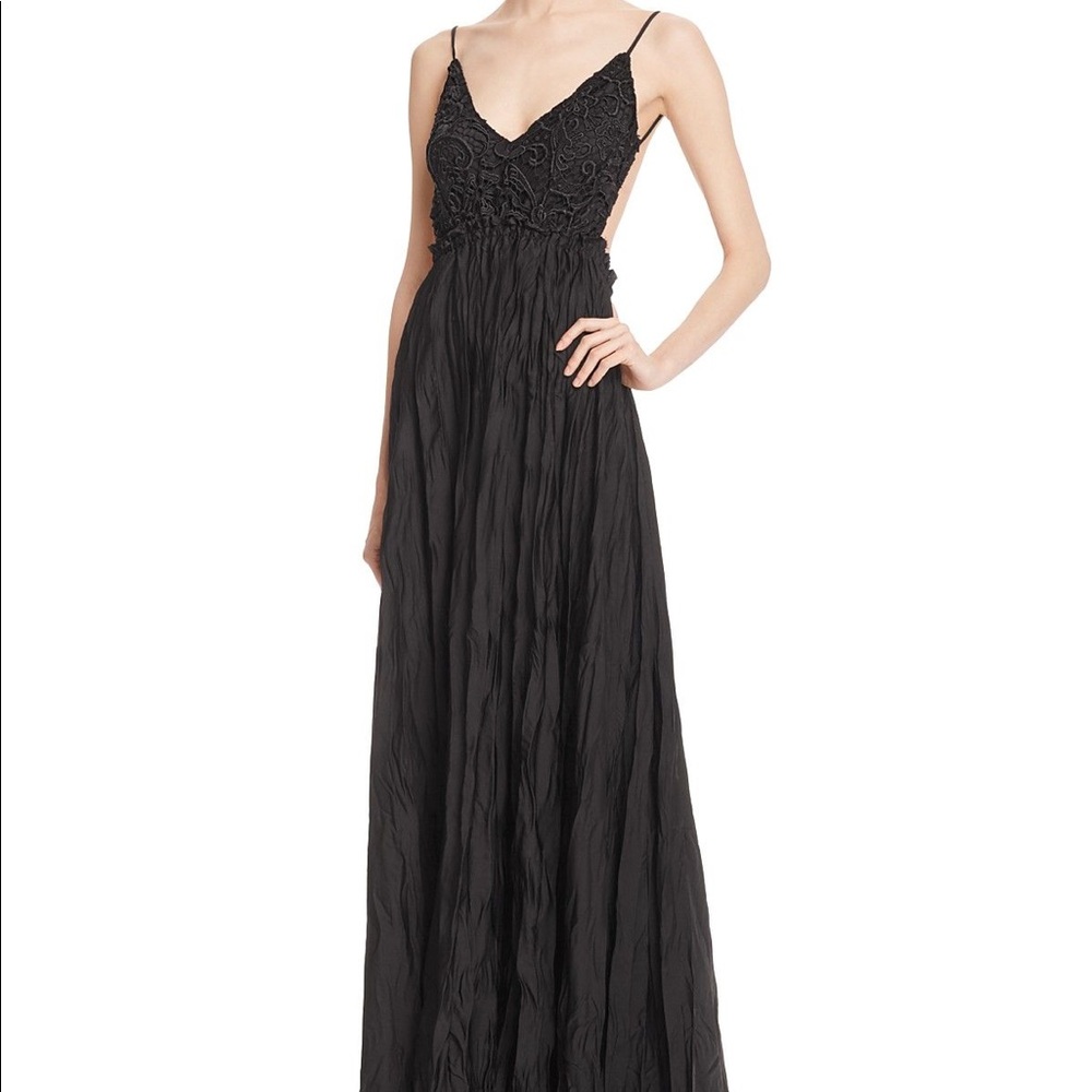 Oliviaceous Ethereal Black Lace Dress
